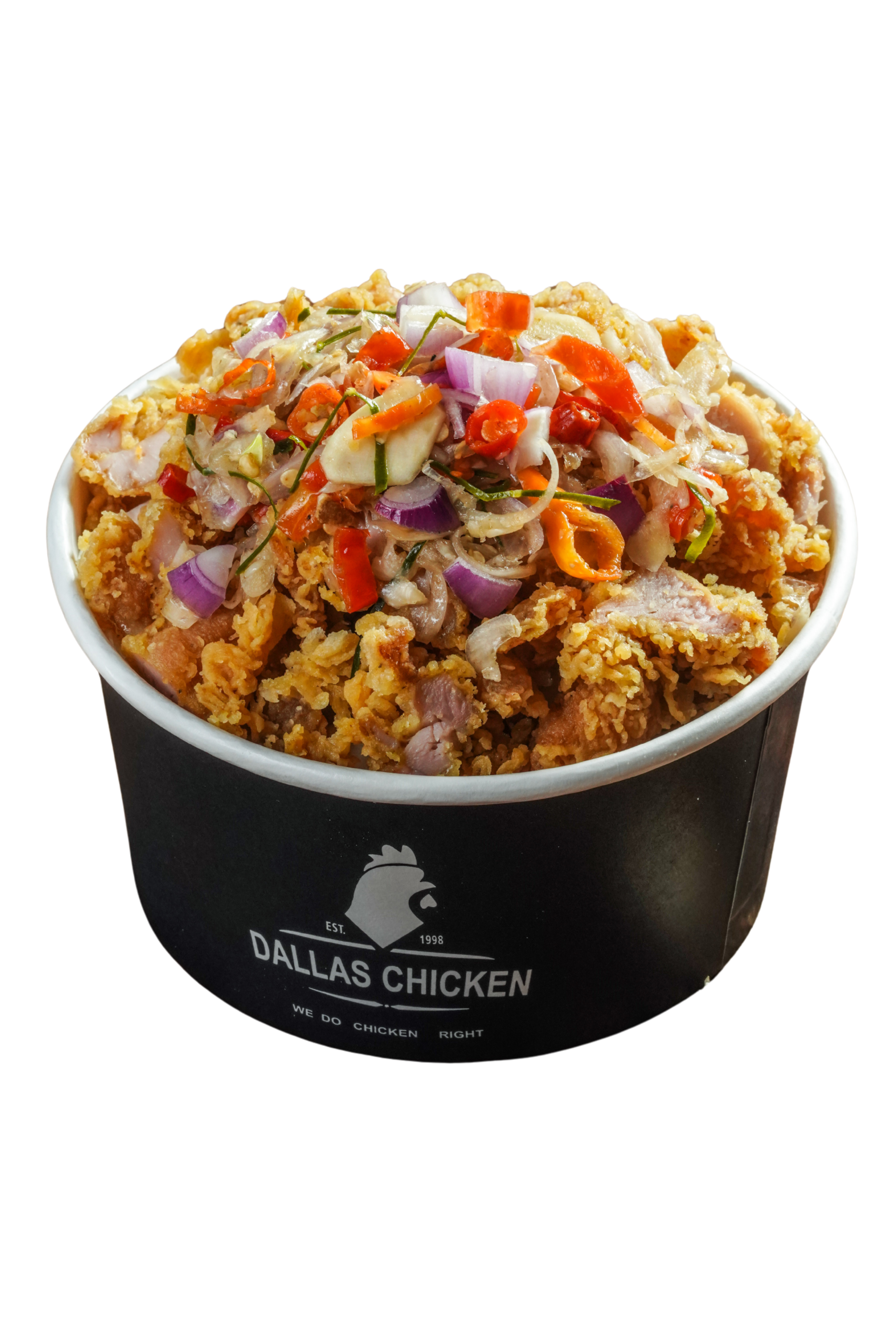 Dallas Chicken Sambal Matah crispy chicken rice bowl